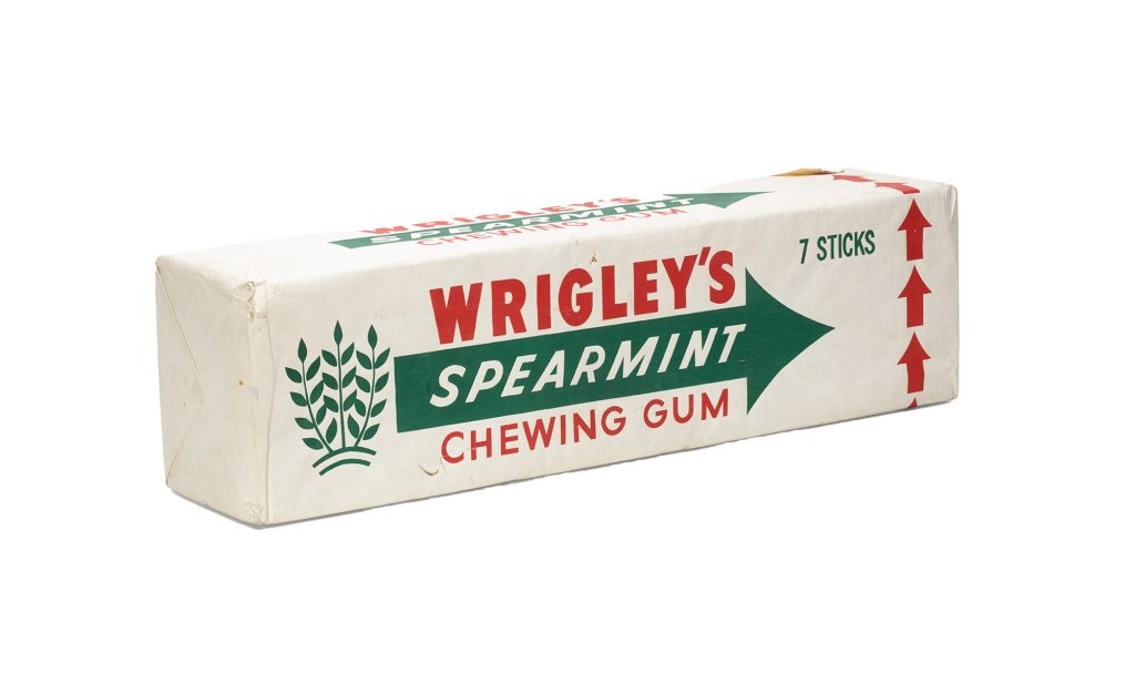 Wrigleys chewing gum.